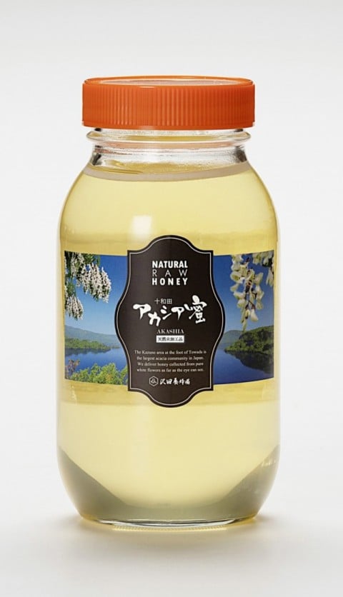 天然十和田アカシア蜂蜜1200gビン